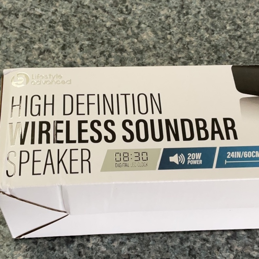 Lifestyle high definition sound bar wireless speaker. New! - Picture 2 of 8